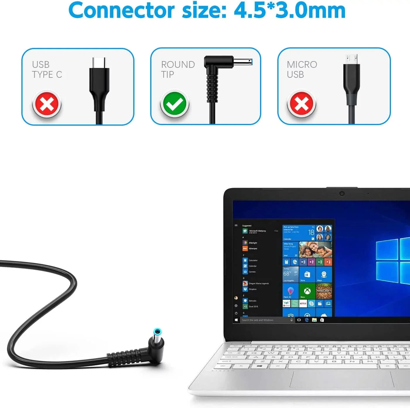 G4 Charger G6 Power 15 G5 Zbook G3 Adapter HP Supply notebook AC 150W JLLOM for 4.5*3mm