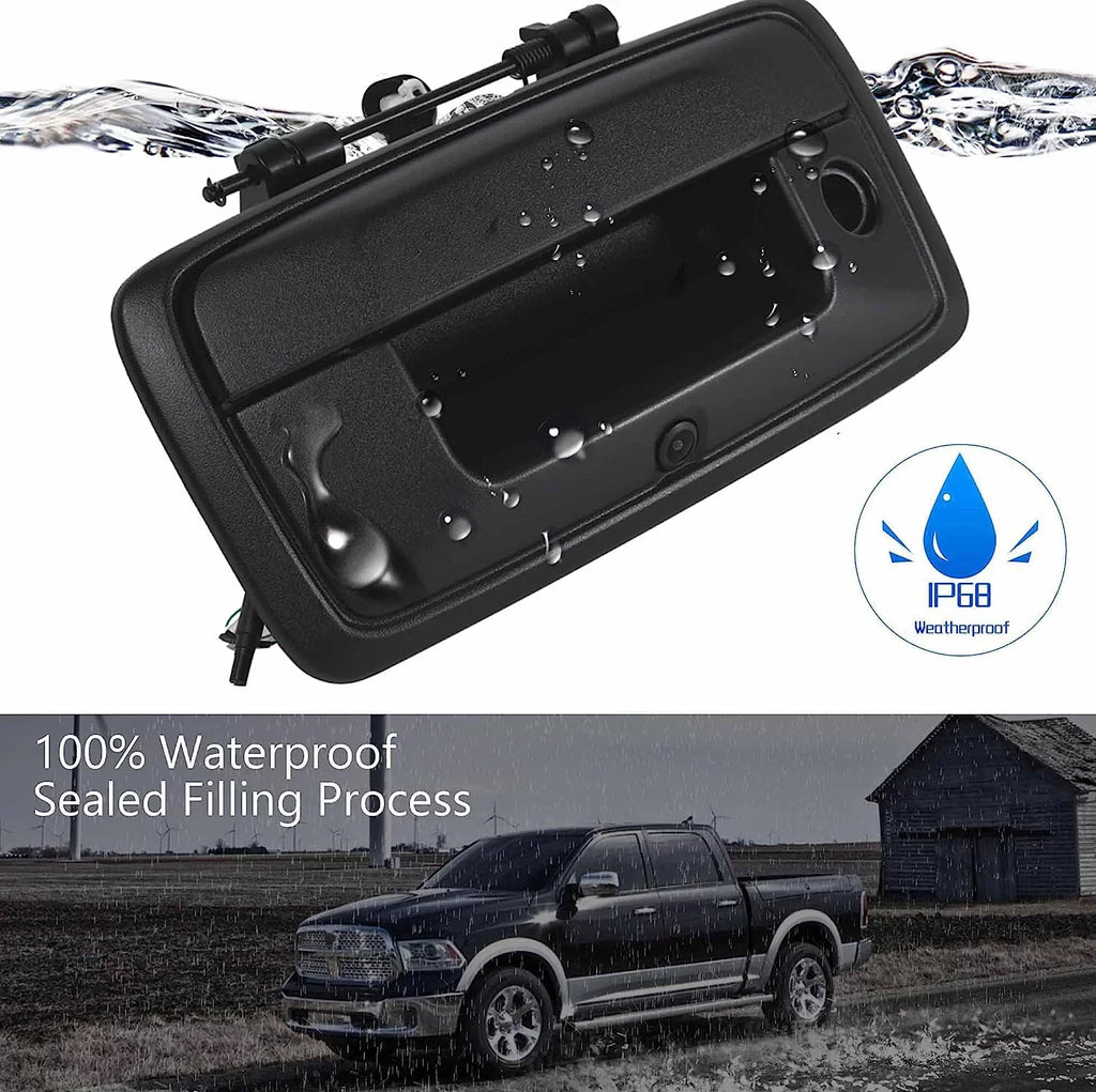 Park Camera Assist for Sierra Chevrolet 2014-2018 1500 Camera Rear Tailgate RED View Handle Backup GMC WOLF Silverado