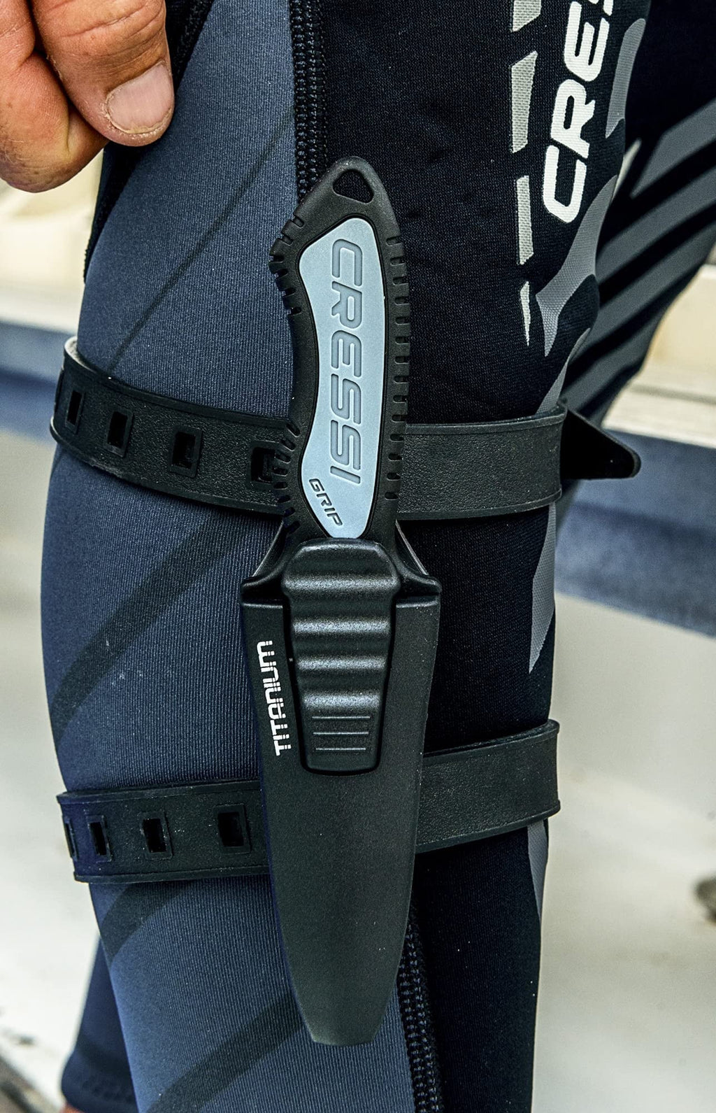 Knife Grip Titanium Cressi