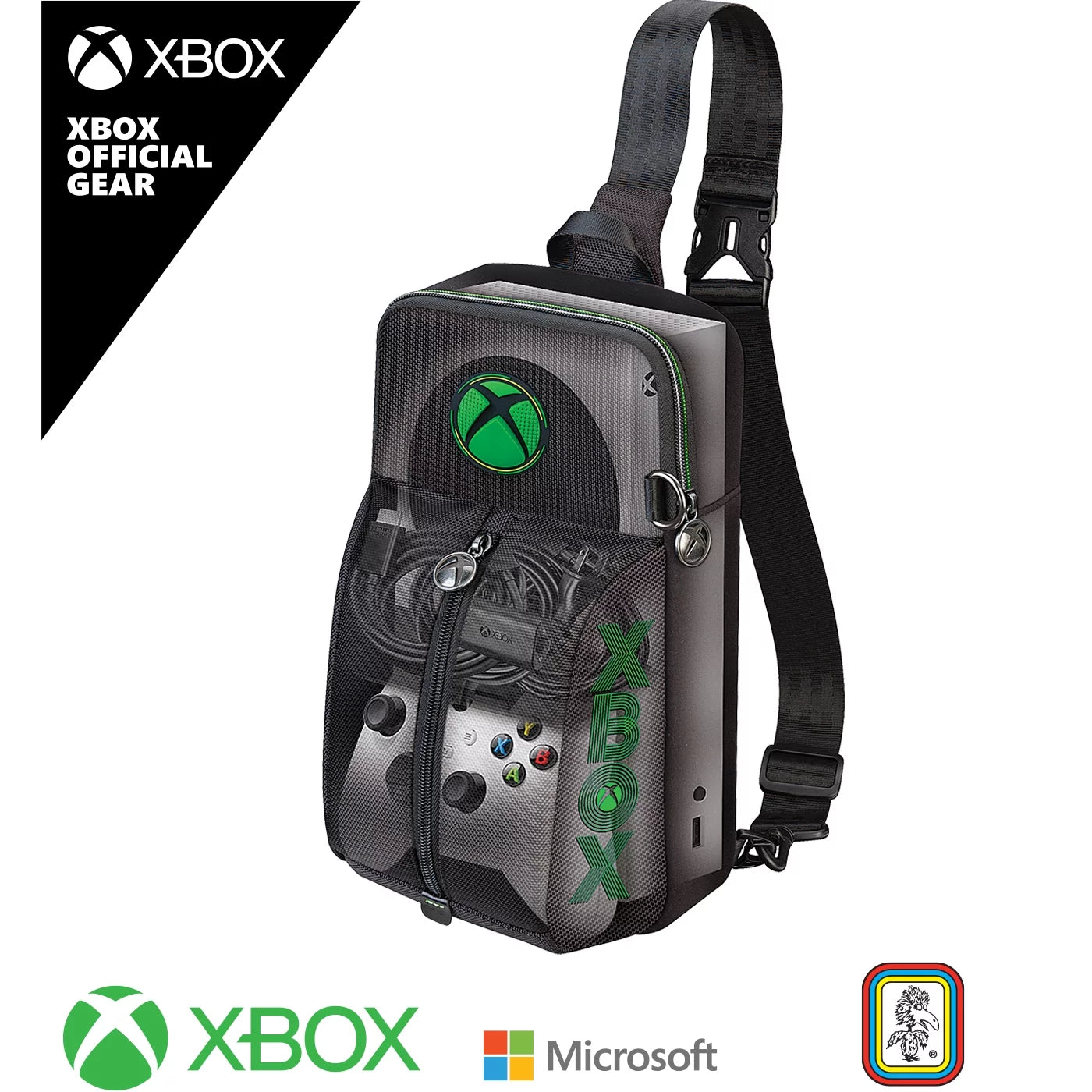 Sling RDS Video S XBOX Black-Green, Case Carrying Traveler Bag Game Series