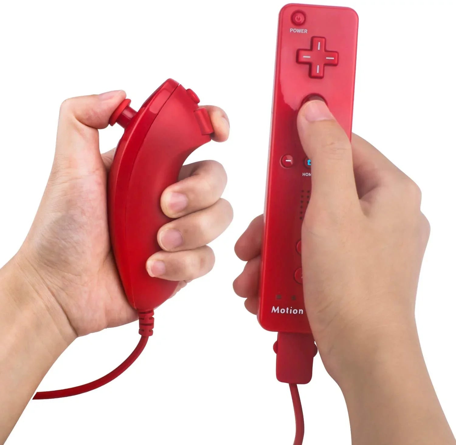 AXTION Console BOLT With New Gaming Controller 2 Bundle Gaming Like Black + Cable Wii Nintendo Red HDMI