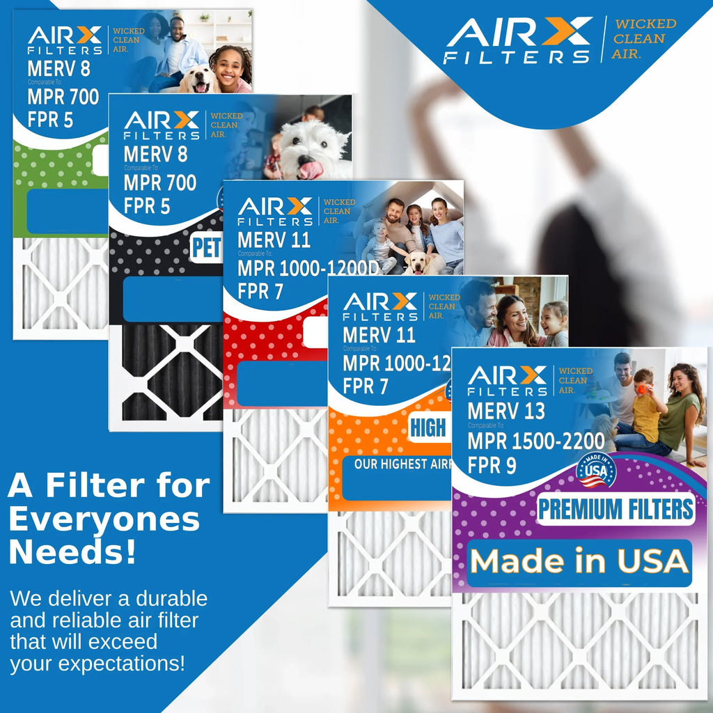 & 7 AIR. 20x20x4 TT-FM-2020 Pack Filter Comparable Air MPR Filter 20x20x4 FILTERS to MPR CLEAN Premium FPR 1000, 1200 WICKED with Made 11 by TopTech MERV Compatible Furnace USA AIRX 2
