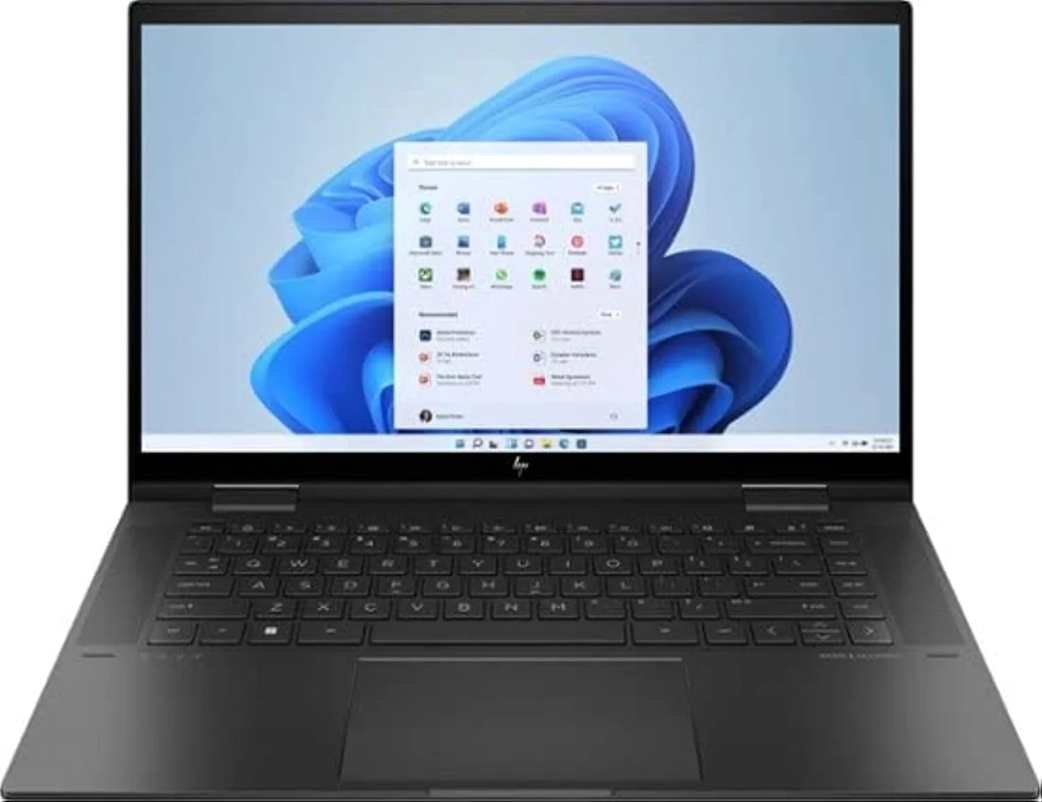 256GB Nightfall HP notebook - Touch-Screen - - AMD 15.6" Ryzen Memory Envy SSD Black 5-8GB 2-in-1 - x360