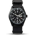 for Men's Men Sport with Analog, Work Date Black Field Army Wrist Nylon Wristwatch, Outdoor 12/24 Military Waterproof Day Hour Watches Tactical Band Watch,