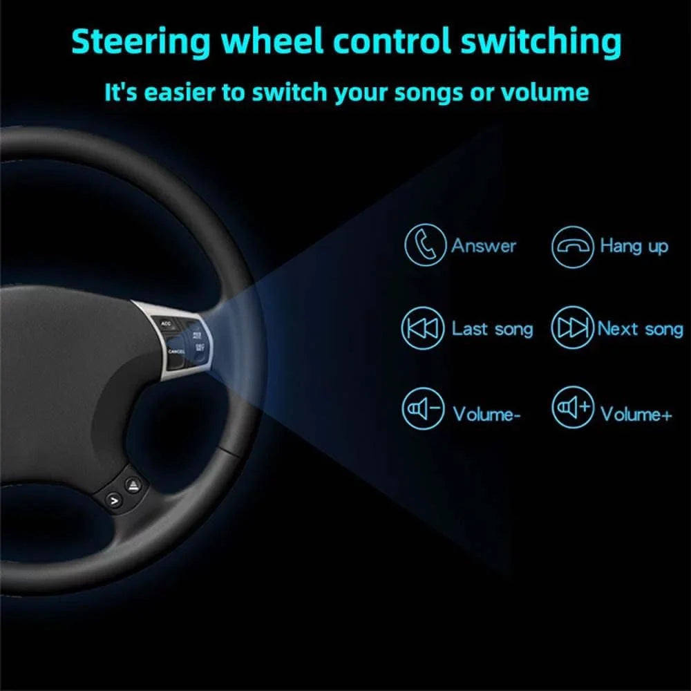 Car Double Control Link 7 Remote Bluetooth Receiver with and Stereo Radio Screen Touch Camera Inch Backup with Audio Mirror USB FM Din Car Radio