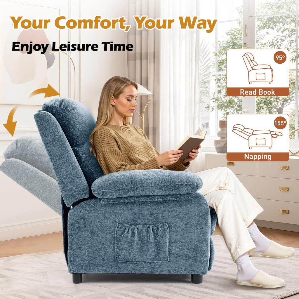 Korser Recliner Chair, Living Room Chairs for Adults