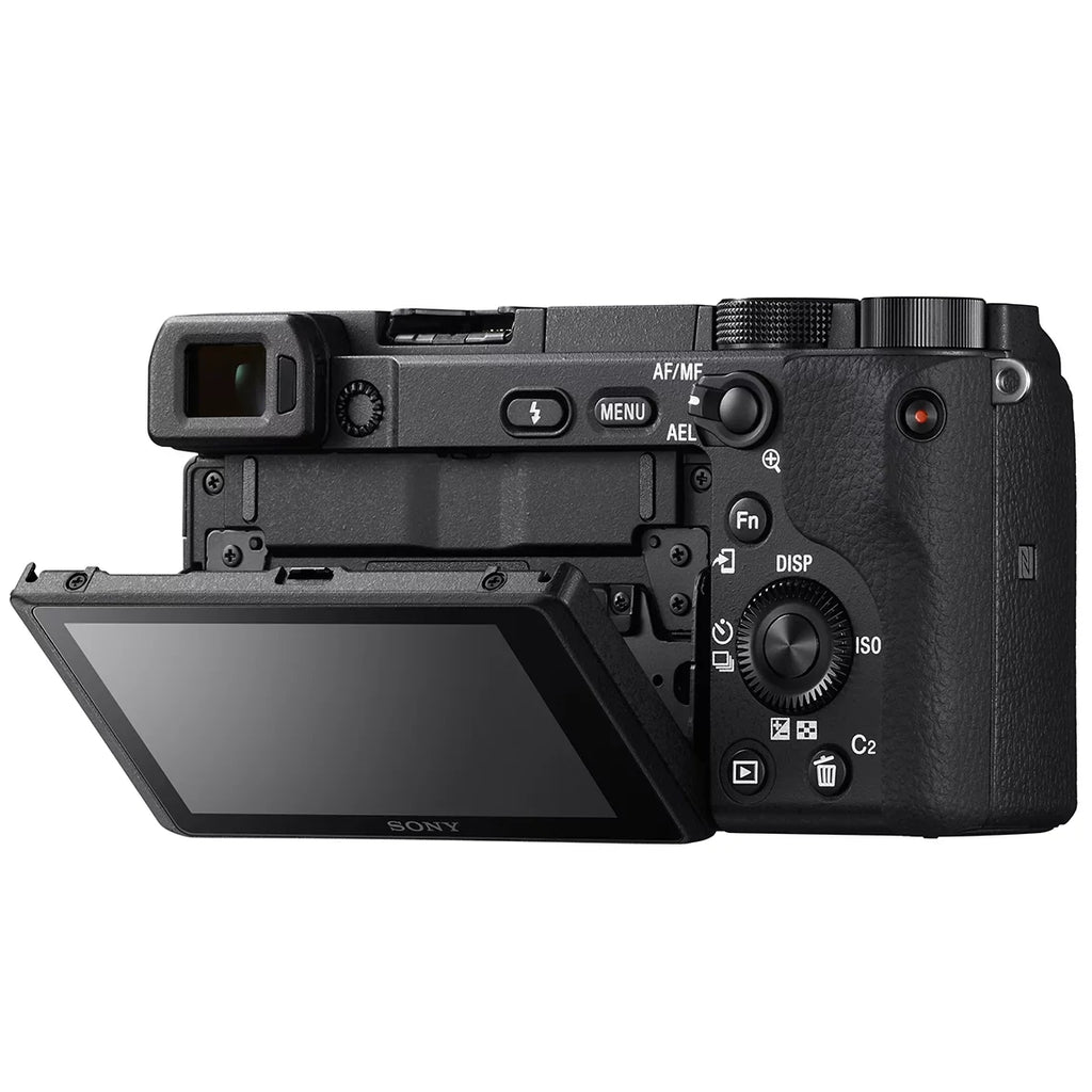 f/3.5-5.6 Battery ILCE-6400L/B Gear Bundle 4K Lens Angle Wide with Sony Deco Telephoto Filter and Editing & a6400 Set 0.43x (Black) + Mirrorless OSS Camera Lens 2.2X Power Extra Case 16-50mm Kit
