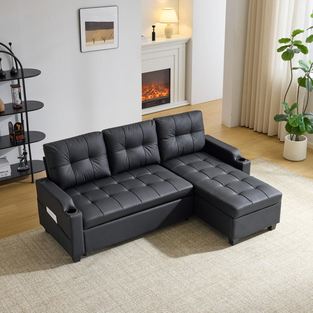 VINGLI Convertible Sleeper Chair Bed, Pull Out Sofa Couch for Living Room