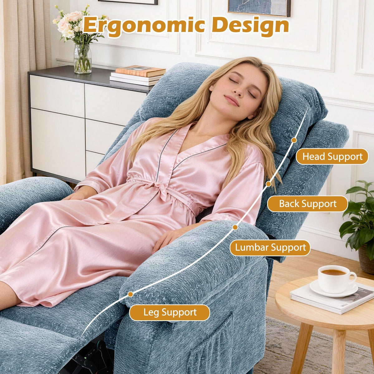 Korser Recliner Chair, Living Room Chairs for Adults