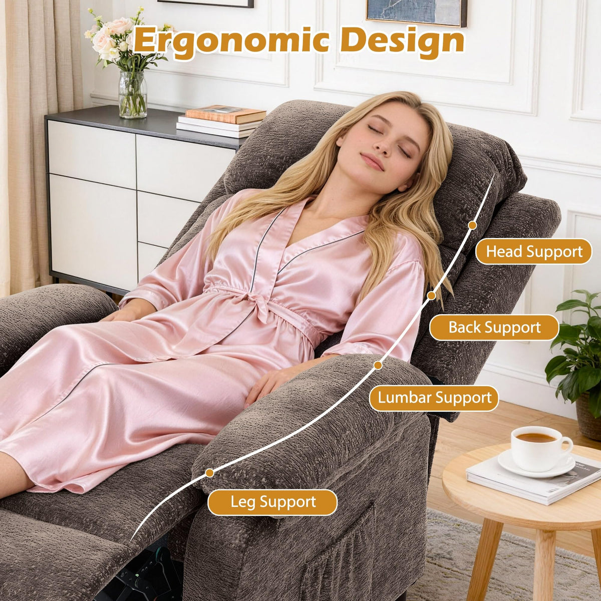Korser Recliner Chair, Living Room Chairs for Adults