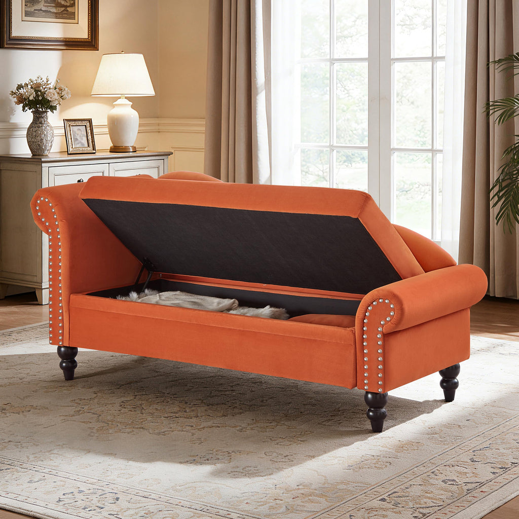 ERYE Boucle Upholstered Left Facing Chaise Lounge Indoor for Living Room Bedroom,Comfy Single Chaise Lounge Modern Leisure Recliner Sleeper Sofa Daybed, Easy Assemble