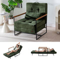 MAXYOYO Chair Bed, Adjustable Sleeper Chair, Single Sofa Bed with Frame