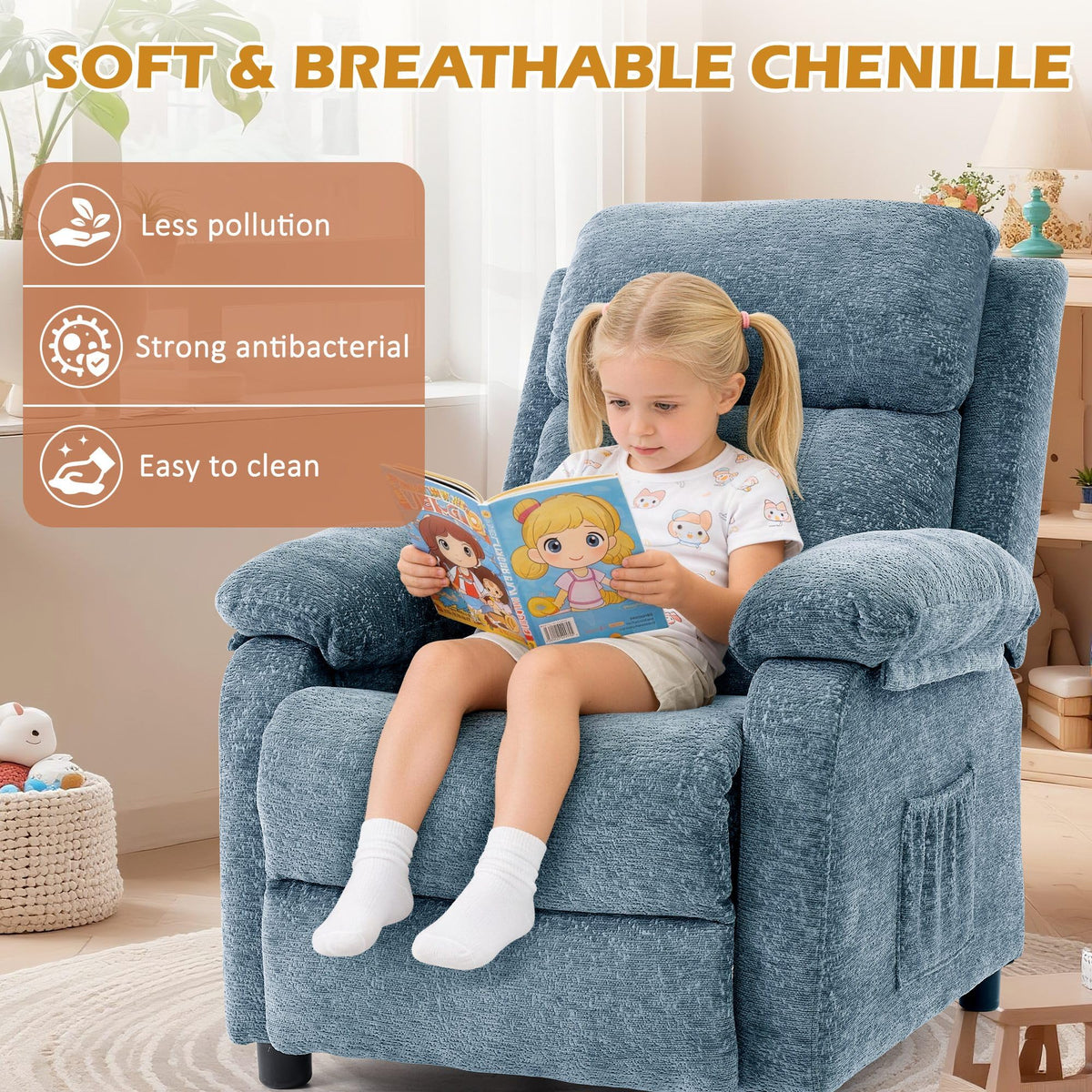 Korser Recliner Chair, Living Room Chairs for Adults