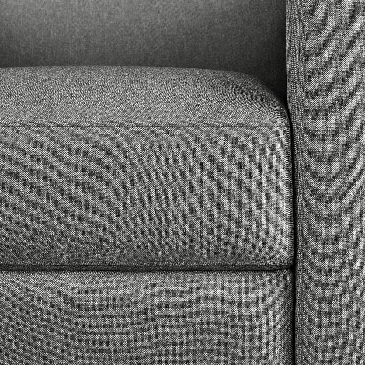 Yaheetech Fabric Recliner Chair Tufted Upholstered Single Sofa Gray