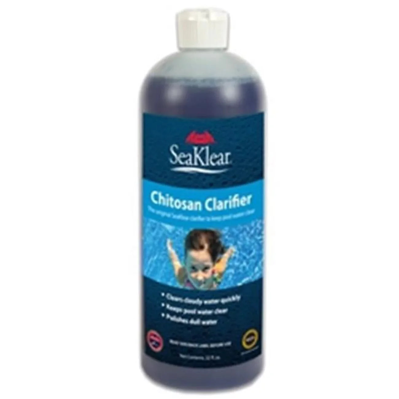 NC90402EACH NC 1 Seaklear Clarifier qt. Pool Chitosan Brands L.P. Natural