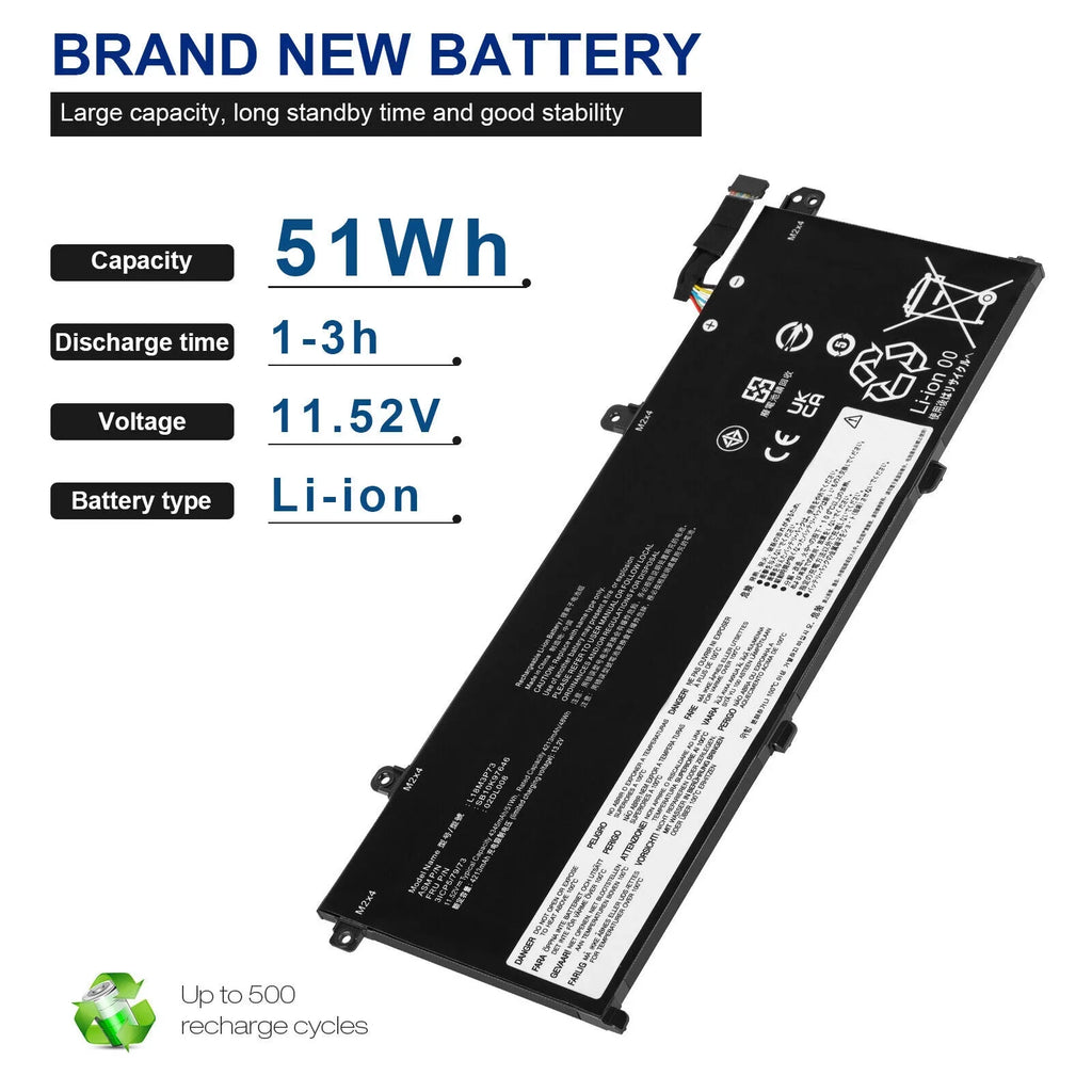 1st Battery T490 P43S T14 L18C3P72  P14s T495 ThinkPad Gen for