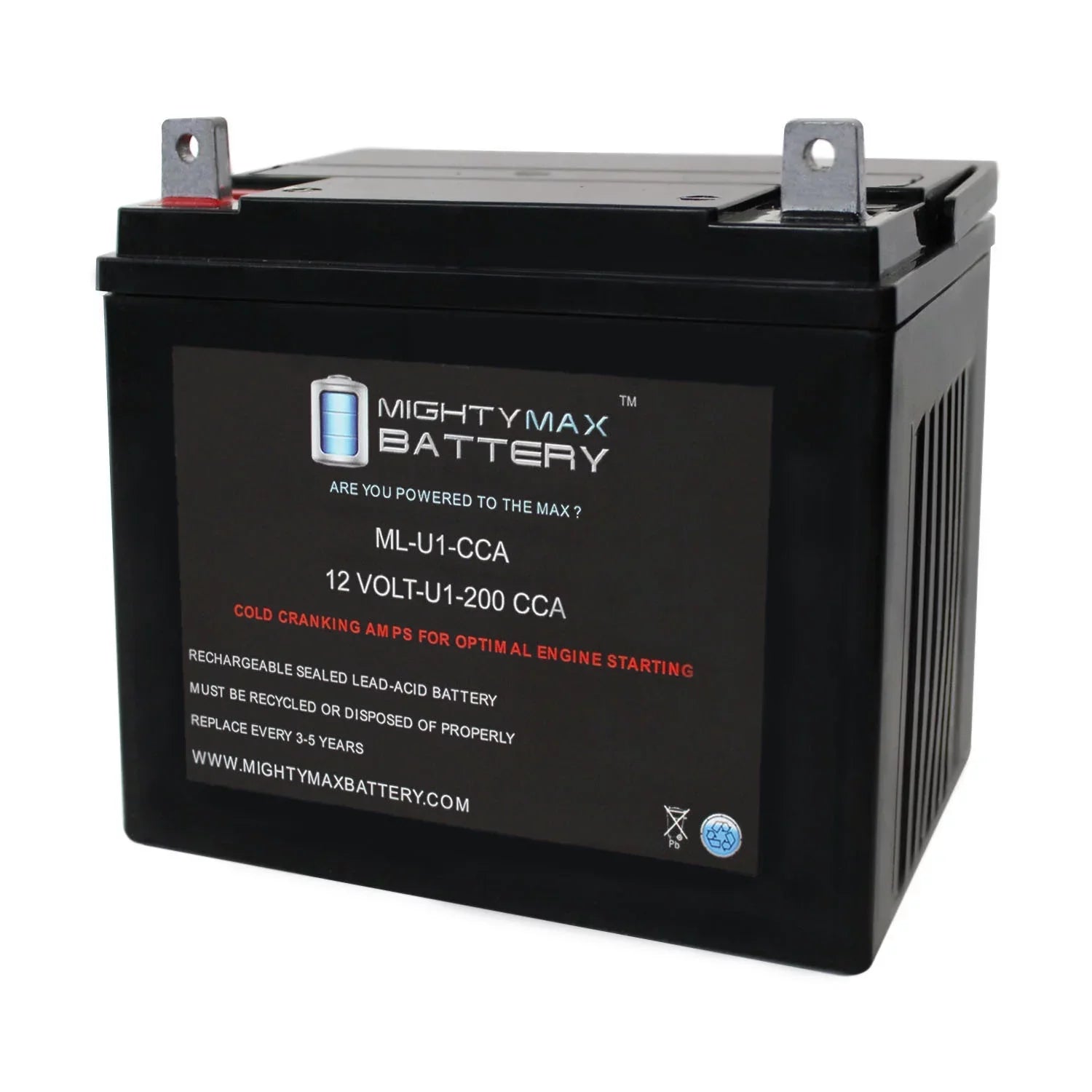 Inc MaxII ML-U1 200CCA Recreatives ATV SixWheeler for Battery 600T 07
