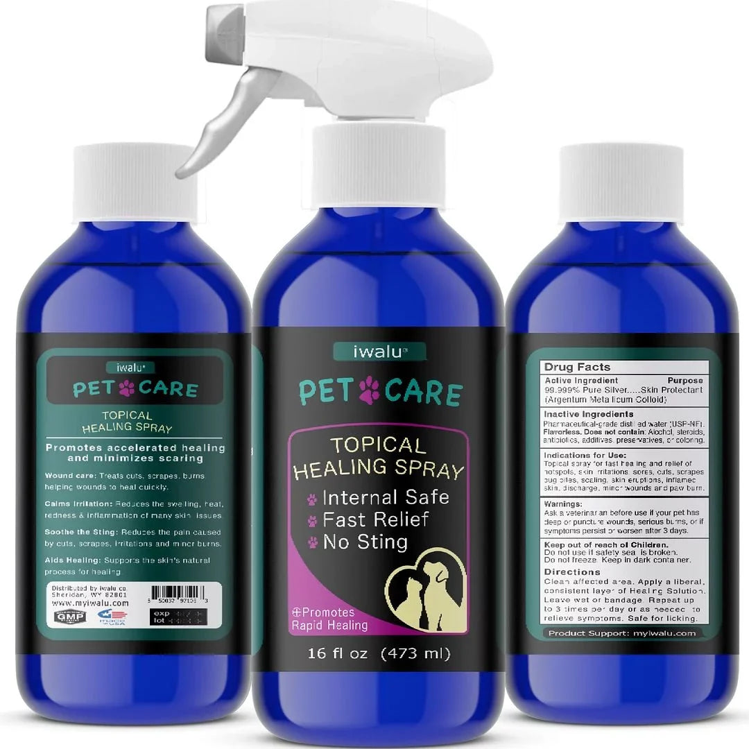 Itchy Relief Spray Anti Relief For And Spot Itch Anti Pet Wound Skin Skin Best Dog Hot Dry Soother Moisturizer Skin Coat Dog Cat Treatment Supplement Allergy Care For Paw Dog Cleaner (16oz) Medication