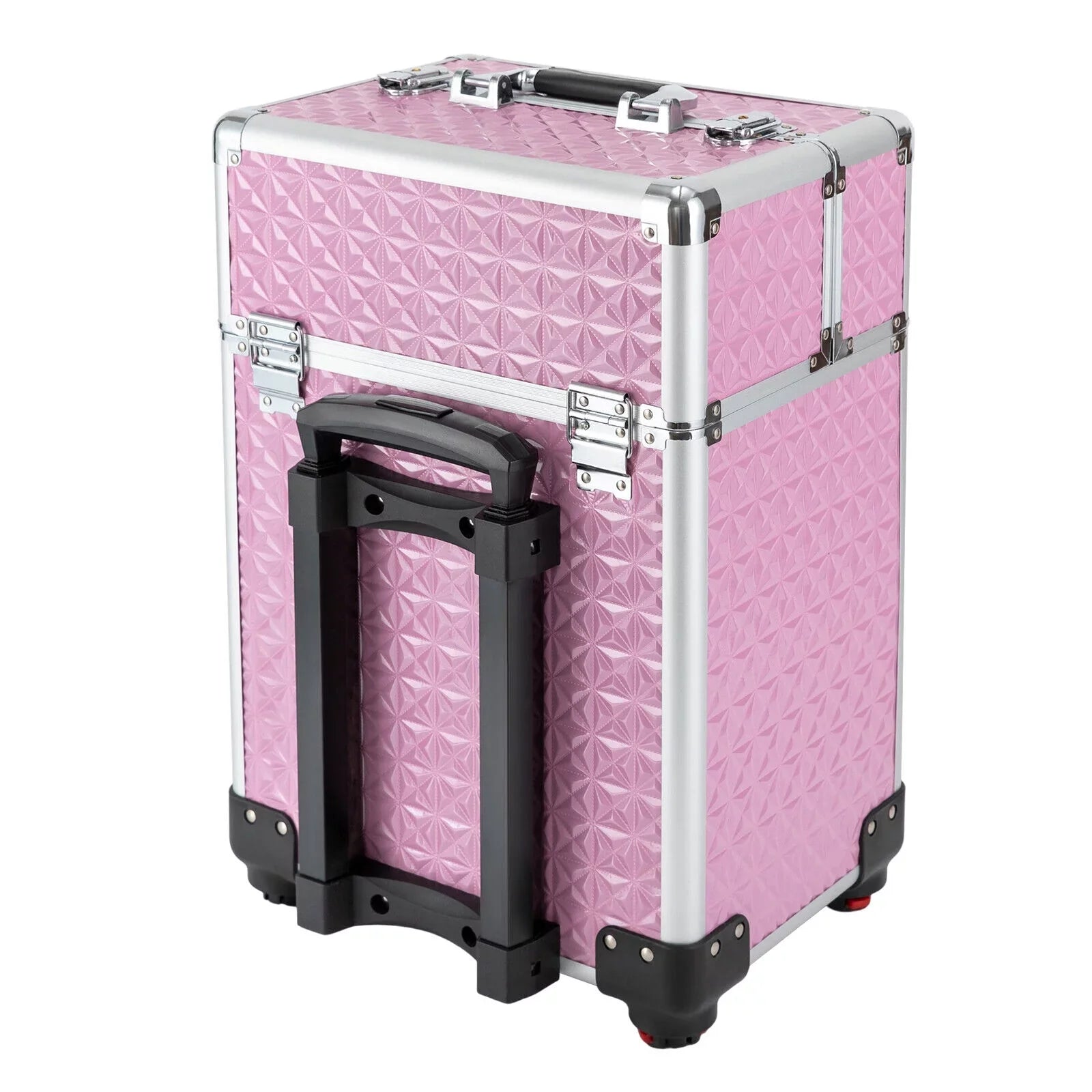 Drawers Professional Box Storage Pink MIDUO Lockable Hair with Styling Tools Makeup Nail Embroidery Trolley