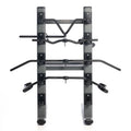 Cable Attachment with 12 Bars Attachment Cable Chrome Black Bar Rack Storage