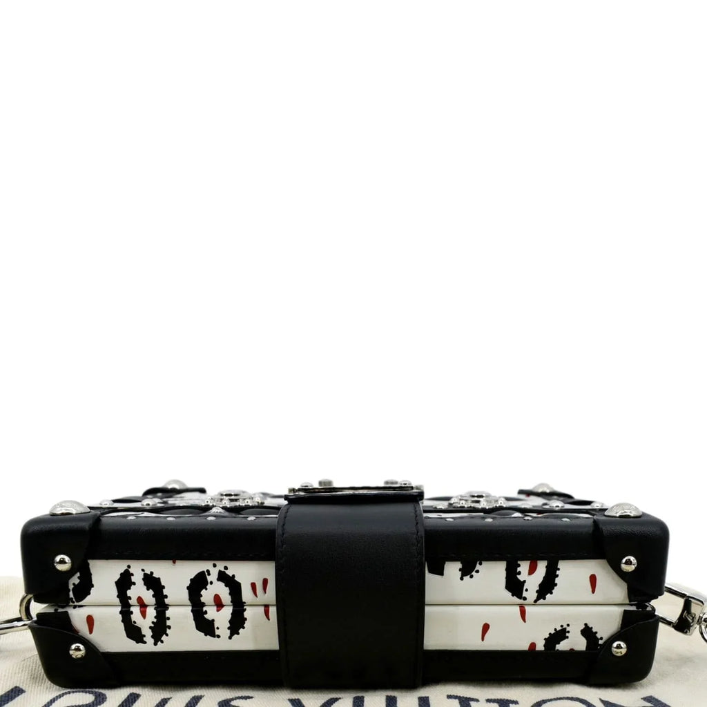 Malle Graphic Crossbody LOUIS Leather Petite Bag Print VUITTON Black/Multicolor Pre-owned