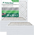 8 Furnace MERV Air Filters (12-Pack) Pleated HVAC 20x20x2 Filterbuy AC