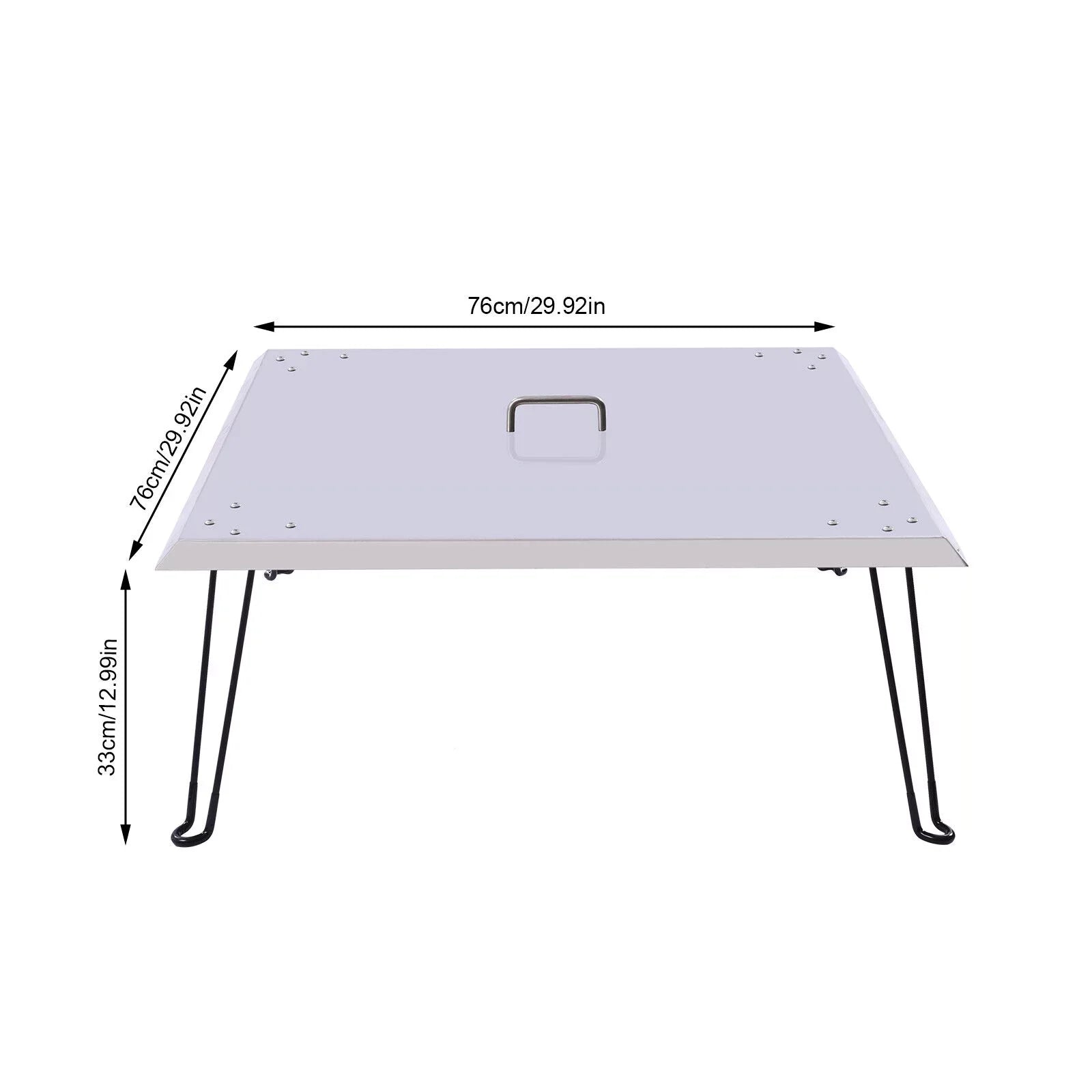 Fire Fire Pit Heat Pit Burner Deflector-Turn Cover Heater Patio into a 30"x30"