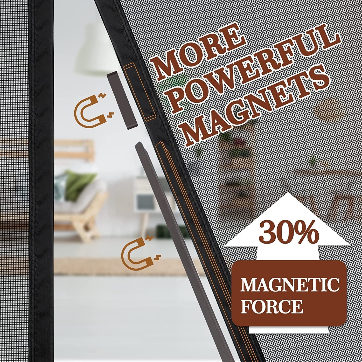 Yotache Size x Fits Fits Air Fresh 36 with Door 36" 96, Screen Size Enjoy Duty 97" Black x x Heavy Screen Screen 96" Door Doors Size Magnets 38" Door