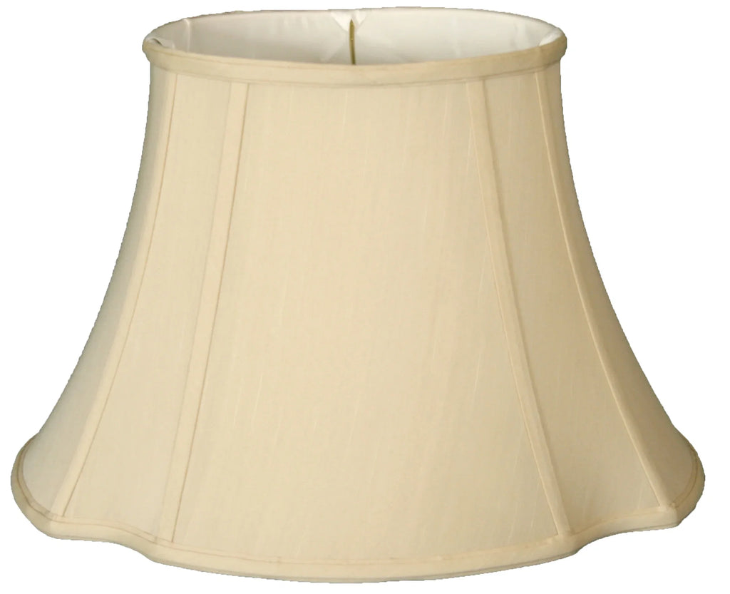 Lamp Corner Inverted 17" Designs Shade Eggshell Royal Oval