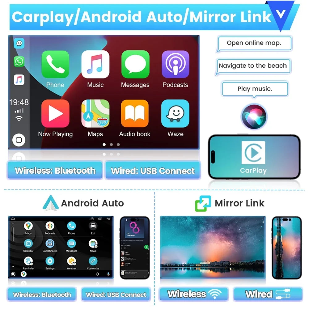 Auto AHD System Android 2014-2016 Wireless Hyundai 2+32G GPS Link Bluetooth Usb, Touchscreen 9'' Android Car 11 Radio Podofo Stereo Mirror for Camera Carplay Elantra Hifi FM Backup WIFI