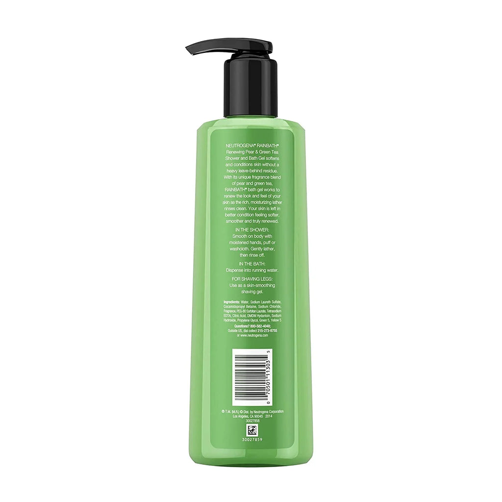 Rainbath Shower Green Tea Gel Pack Bath 16 Neutrogena and and 3 Ounce Pear