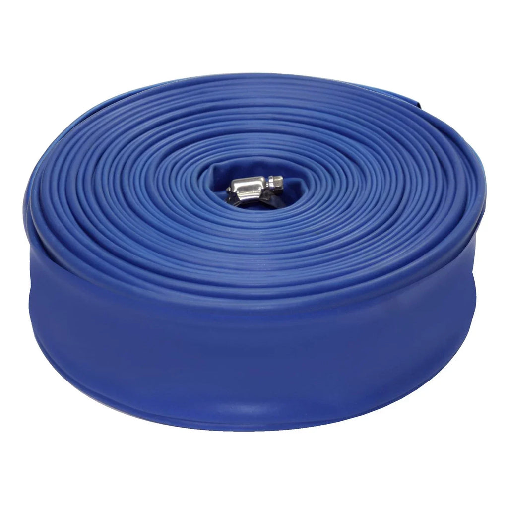 Filter Blue with Clamp Feet Hose Swimming Backwash Devil x Pool 2 Inch 100