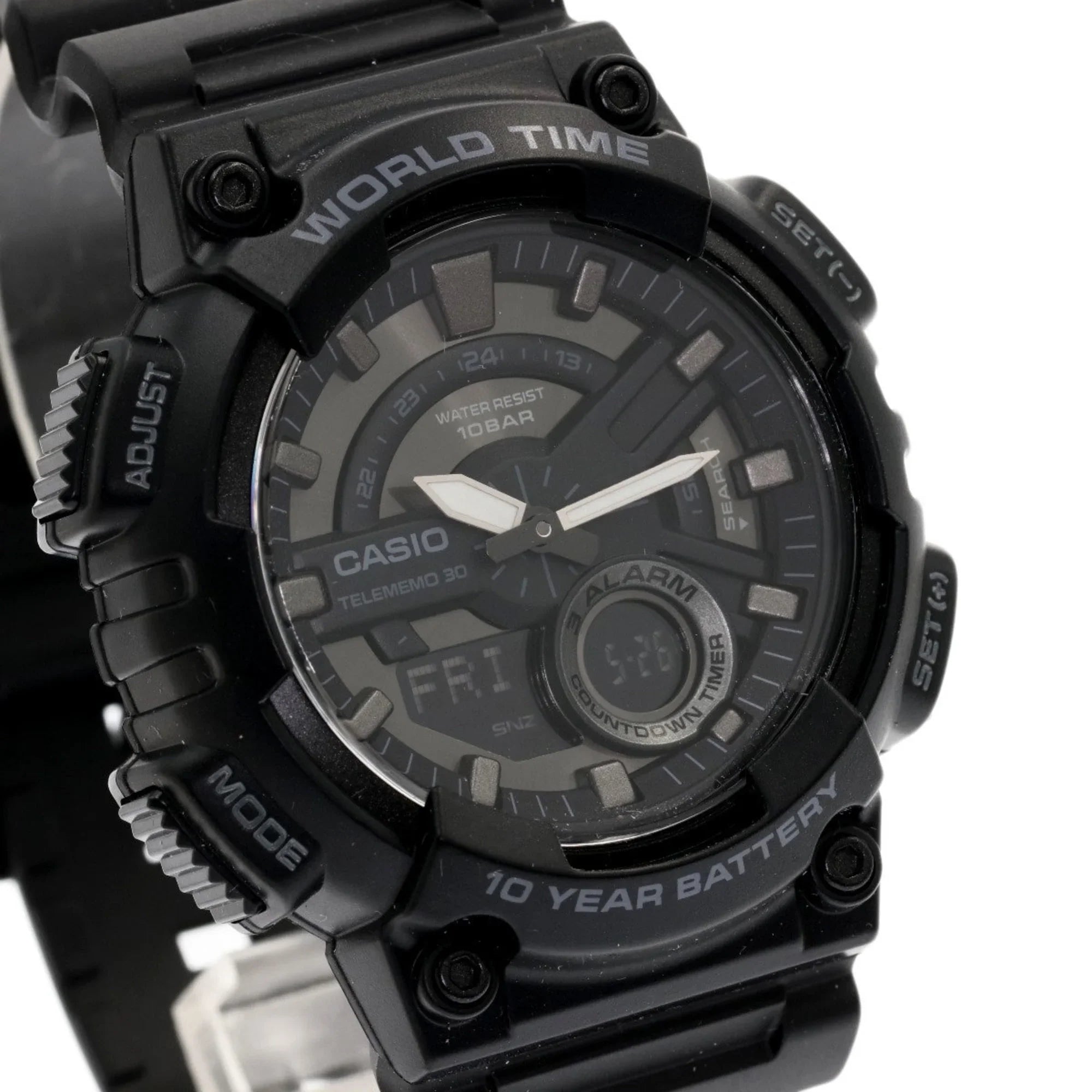 Steel/Rubber AEQ-110 CASIO Stainless Casio Watch (Good) Pre-Owned Men's