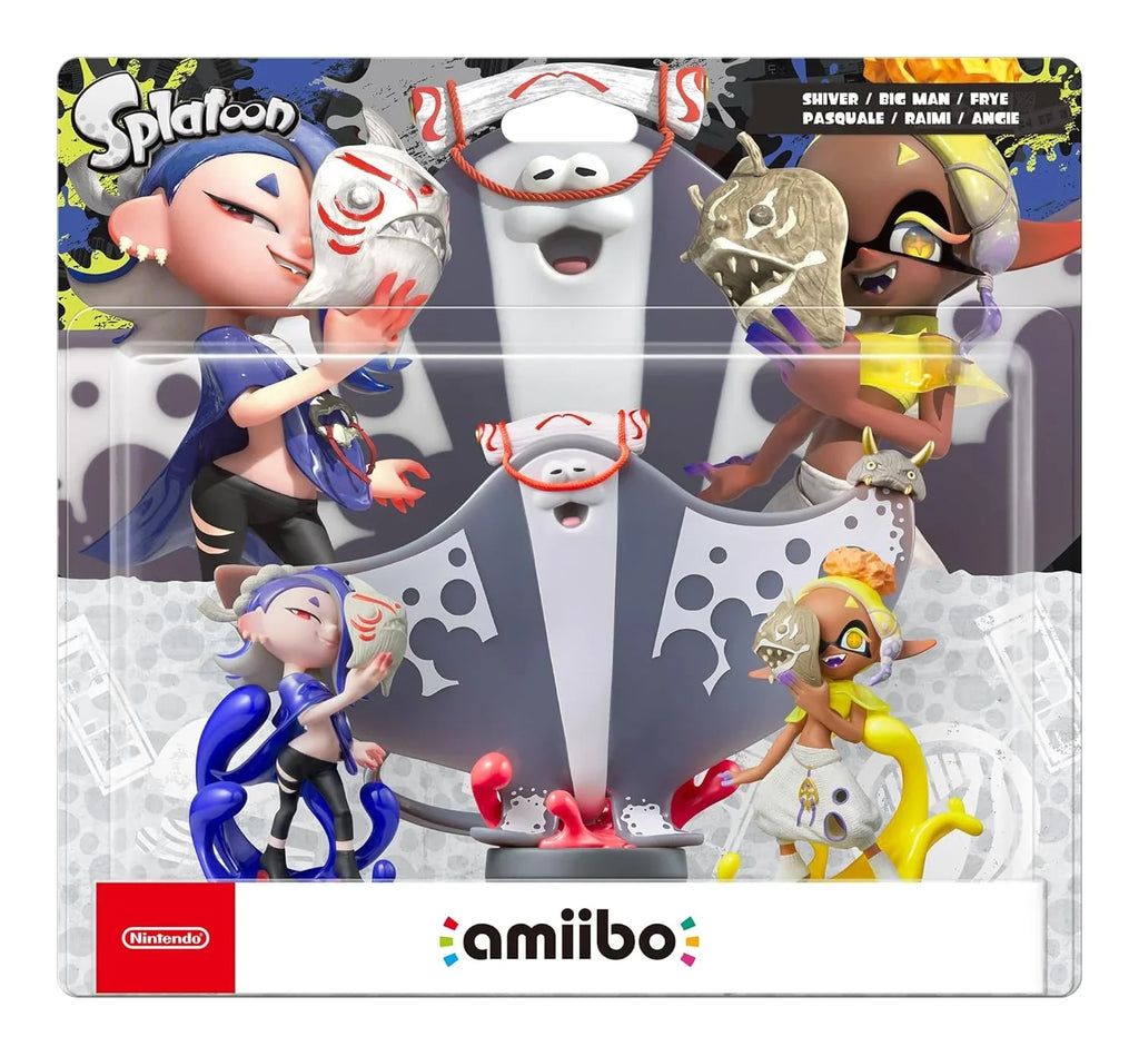 Man) & Switch Deep - Pack Amiibo Splatoon Set Frye, Triple Cut Nintendo (Shiver, Amiibo Big