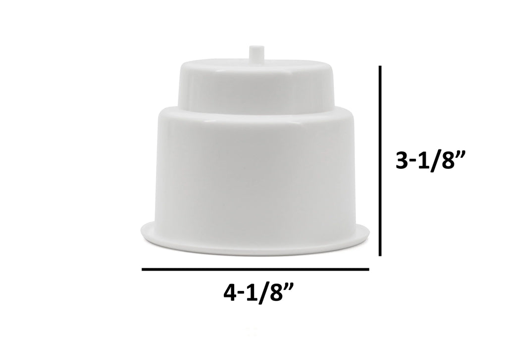 Pontoon Marine I.D. Cup Holders Drain Recessed Motorhome for Inch Car 3-1/2 Drop Universal 4-1/8 Inch Insert In Truck 10 Red RV O.D. Hound Camper with Plastic Boat & White Auto Pocket