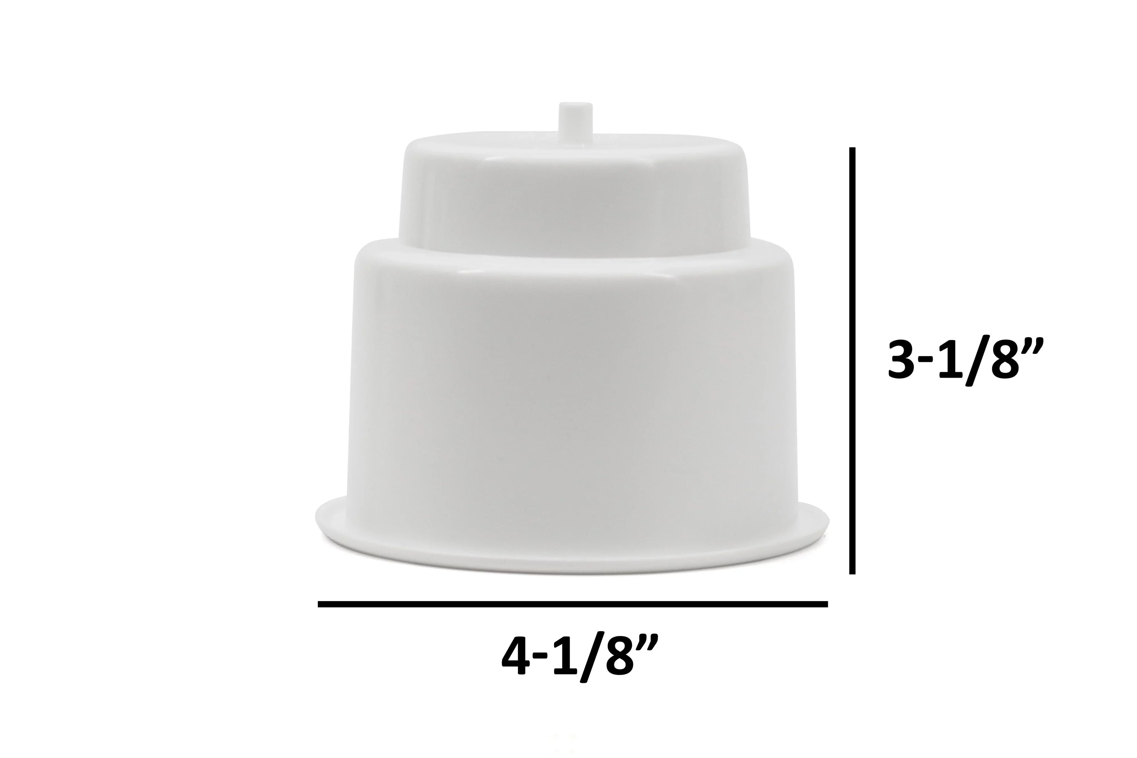 Pontoon Marine I.D. Cup Holders Drain Recessed Motorhome for Inch Car 3-1/2 Drop Universal 4-1/8 Inch Insert In Truck 10 Red RV O.D. Hound Camper with Plastic Boat & White Auto Pocket
