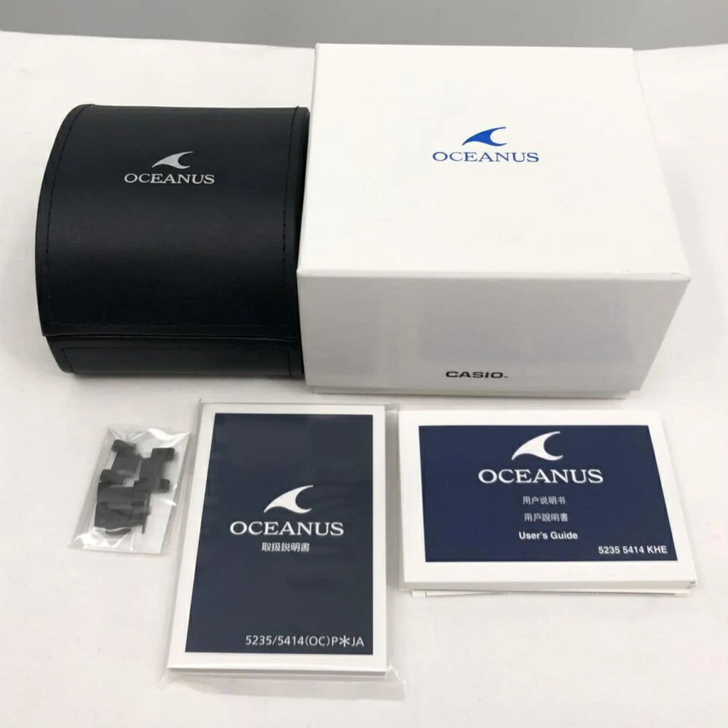 Solar Quartz Casio OCIANUS CASIO (Fair) Pre-Owned Black Radio OCW-S100B-1AJF
