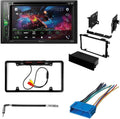 Camera/Installation Receiver Kit/in-Dash Touchscreen LSS WVGA DVD/CD 6.2" 1996-1999 Oldsmobile Bluetooth/Backup Digital Pioneer Stereo AM/FM Bundle for Media DIN Double with KIT4822 W/ Car