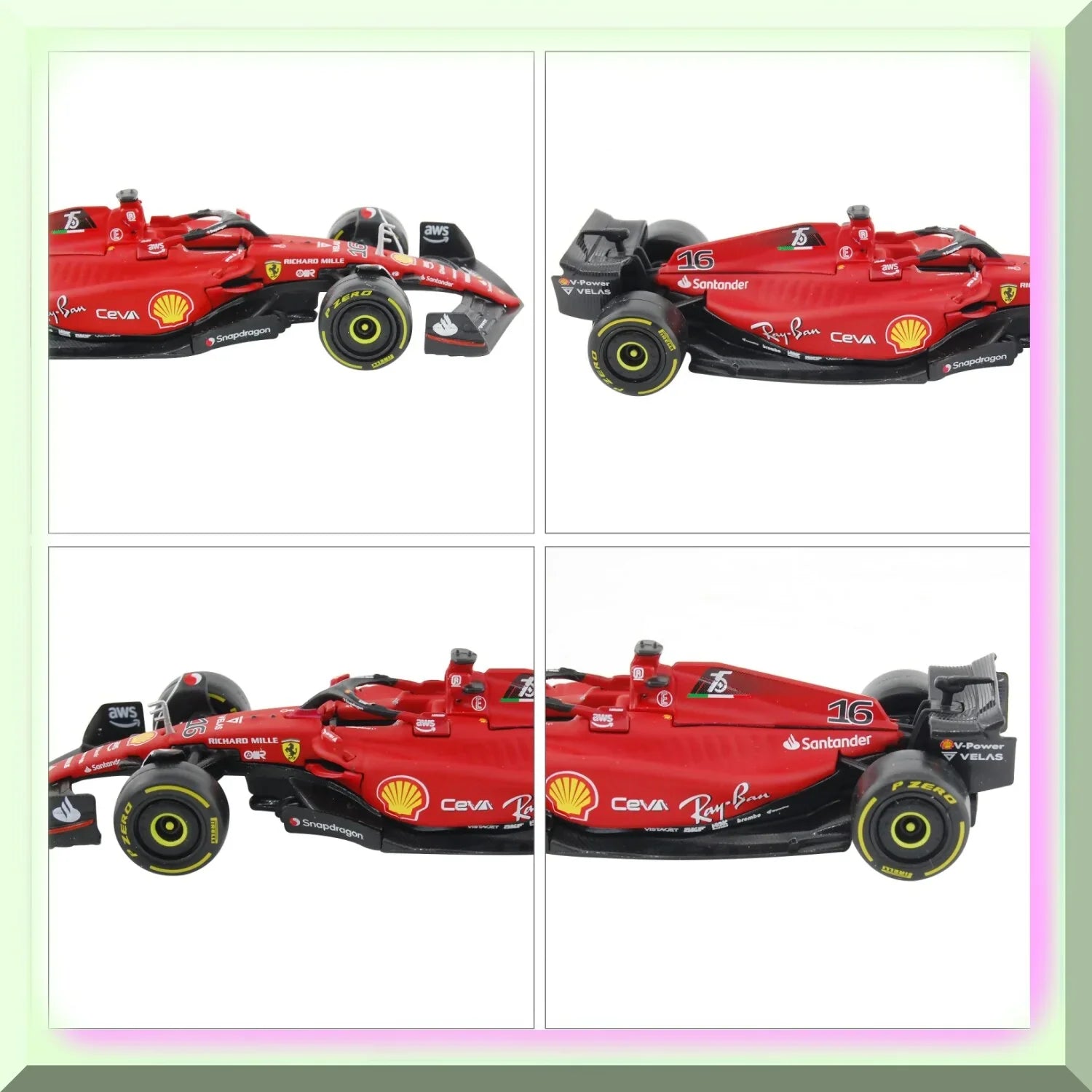 F1-75#16 Leclerc Rev Your Collection! Speedster: C. Up Ferrarii Diecast 2022