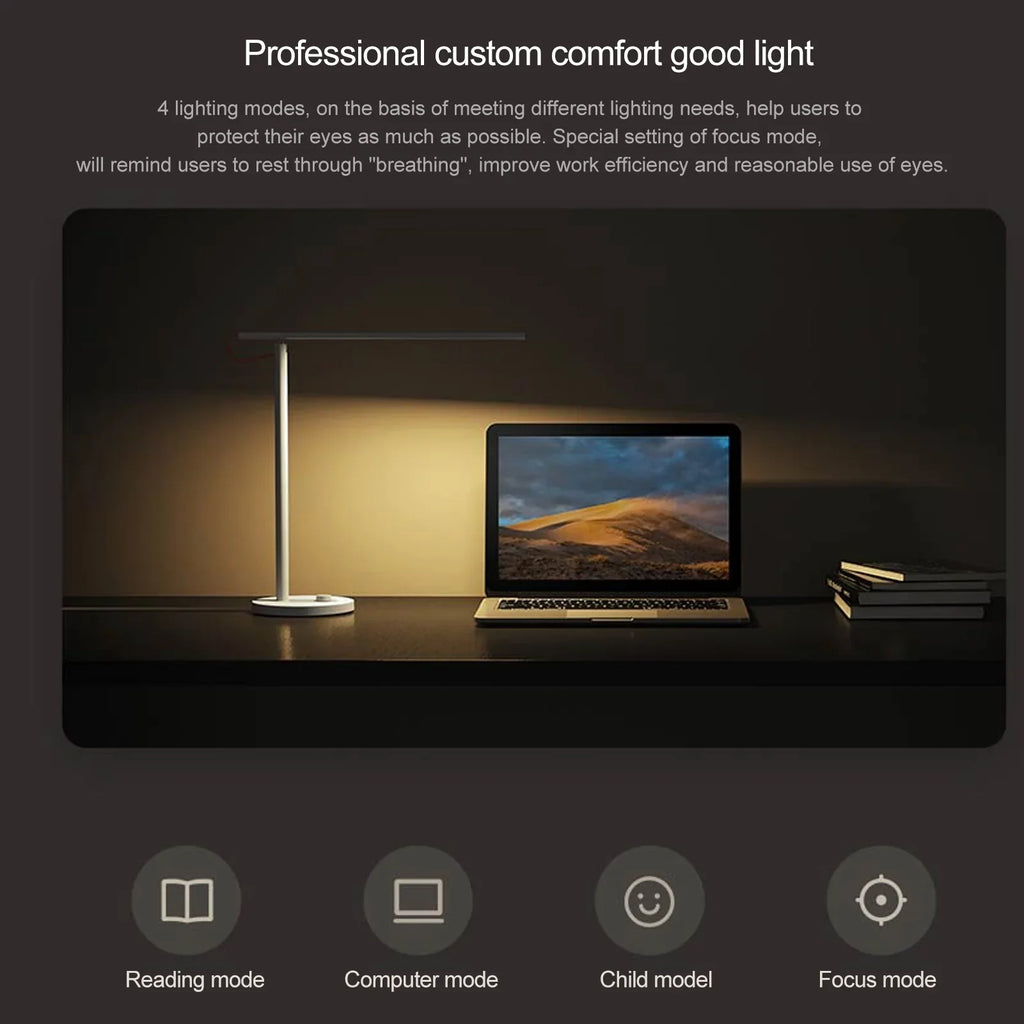 Desklight Dimmable App Smart Table Support Lamps Mode,Flicker-Free Desk Mobile Control Phone Remote Control OWSOO 4 Ra>95