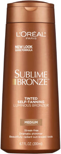 Medium L'Oreal Self-Tanning Bronze, Bronzer, Tinted Sublime 6.7 oz Luminous