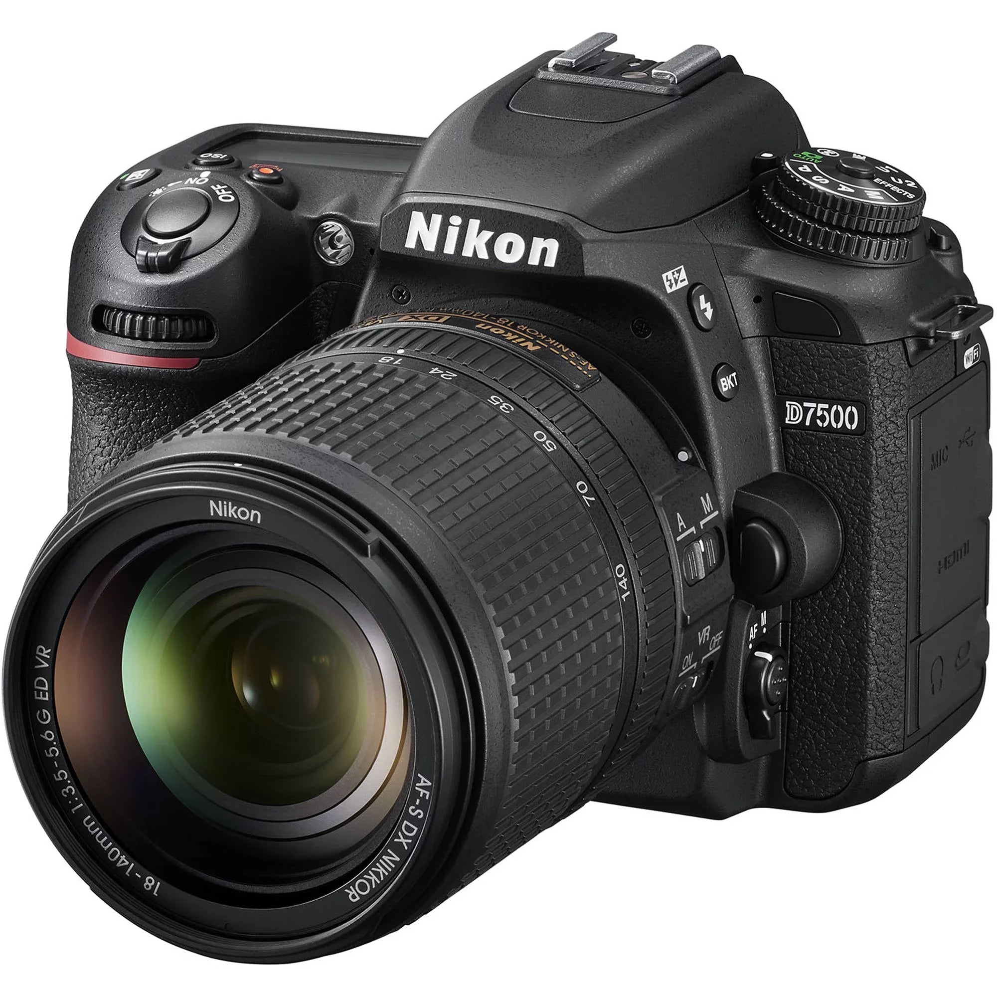 D7500 Nikon with 18-140mm Lens DSLR Model Intl Camera