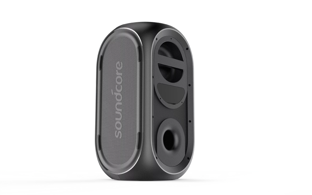 Input Anker Microphone 107dB Light Show, PowerIQ, Karaoke, Hour Sound, Speaker Portable Rave Outdoor, Soundcore BassUp Playtime, Water with BBQ, with Party Technology, For Party Speaker 24 Resistant,