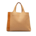 Bag Macadam Canvas Unisex Fabric Celine Coated Brown Tote (Good) Pre-Owned Authenticated