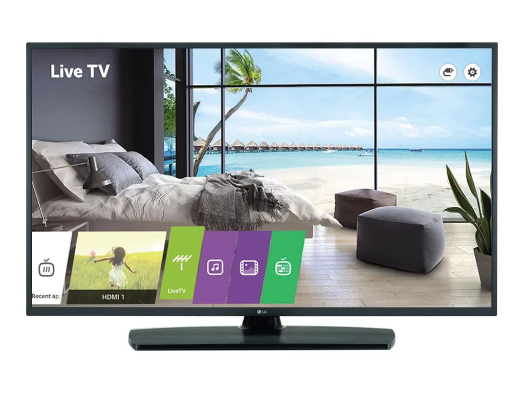 hospitality TV - Class Integrated 43UT670H Pro:Centric LED LCD - 4K LG direct-lit 43" black x - UHD TV Series - UT670H Smart HDR (2160p) - 3840 2160 Pro:Idiom webOS LED-backlit / - hotel ceramic - Diagonal - - with