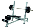 Press Silver Decline Olympic With Bench STS Racks,