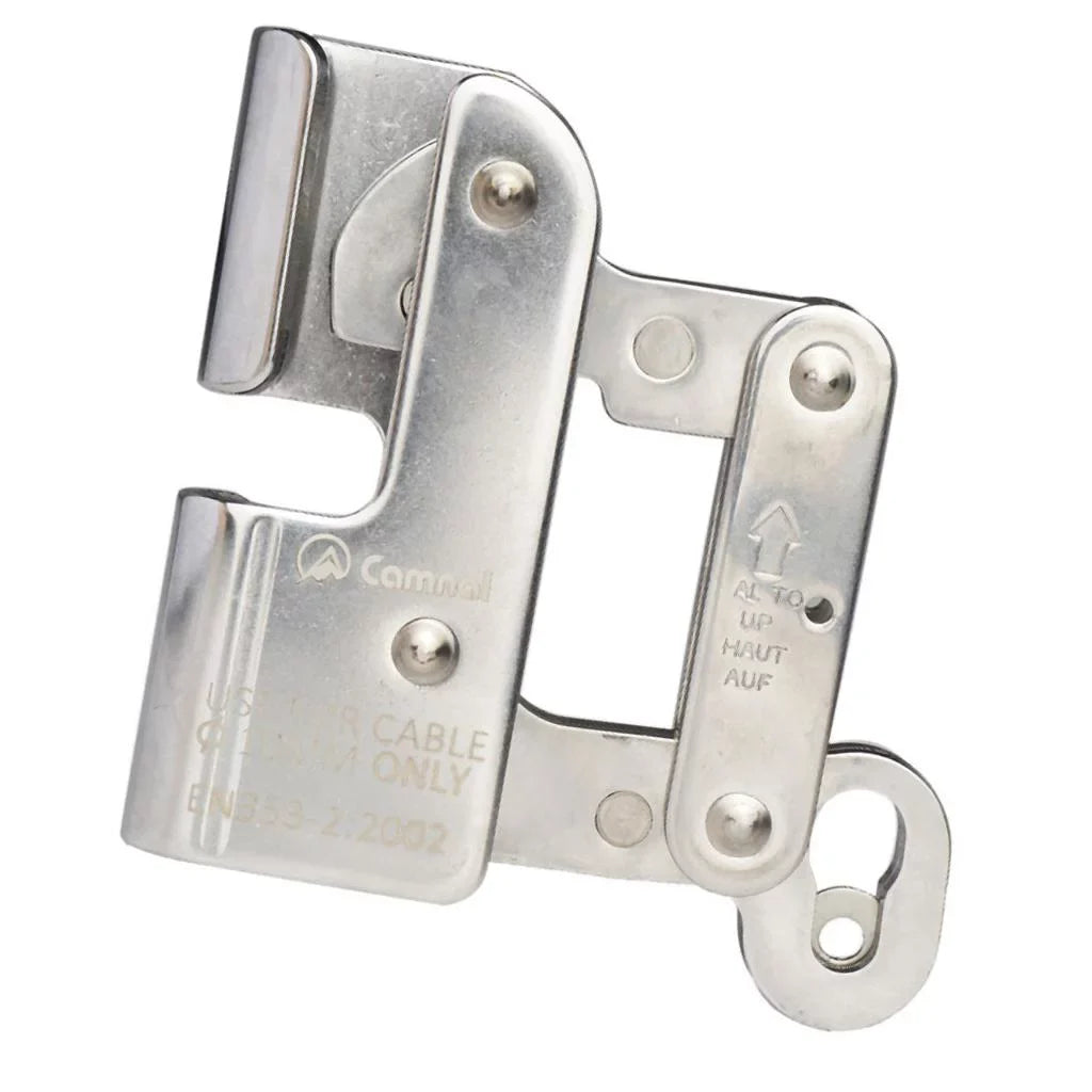 10mm Fall Steel, Rock Stainless Grab Climbing Rock Hardware, Ultralight Climbing Rope Rope - Rope Clamp for Riser