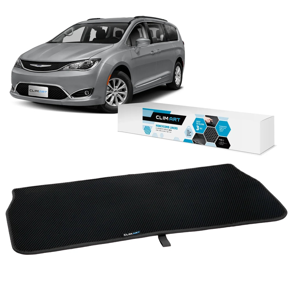 Technology Anti-Slip - CLIM 2017-2024/Voyager Duty, All-Climate, Mat, ART Chrysler with for Custom Luggage FL01116156 Heavy Fit Liner, Trunk Pacifica Cargo Honeycomb - 2020-2024 Cargo Liner