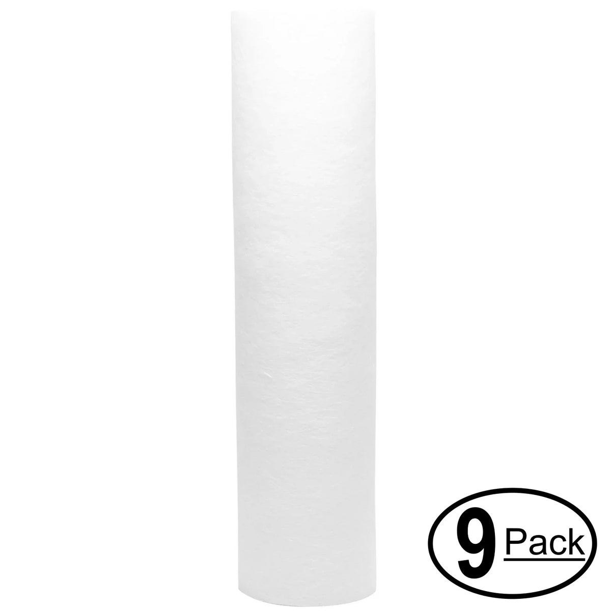 10-inch 9-Pack - Pure DUAL Denali 5-Micron COUNTER Filter Polypropylene Replacement AMPAC AMPAC Brand for FILTER Cartridge USA - AP-CT20CH TOP for WATER USA Sediment Universal