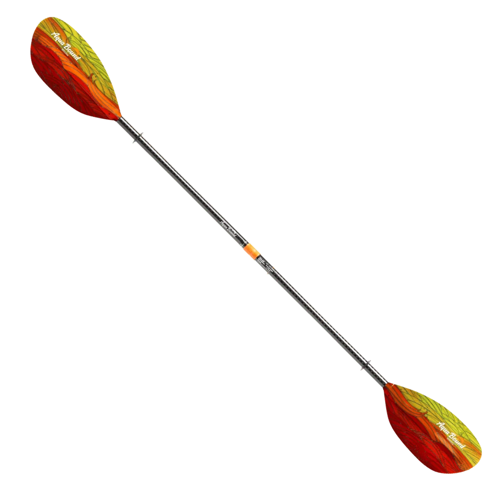 Kayak 2-Piece Whiskey Straight Shaft Bound Fiberglass Paddle Aqua